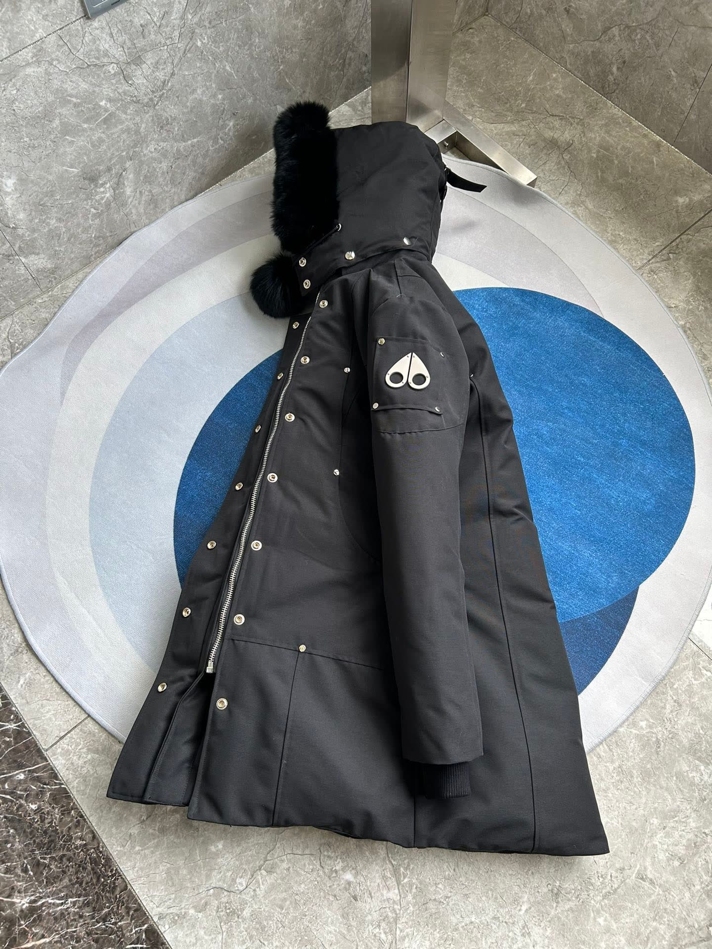 Moose Knuckles Hooded Long Down Parka